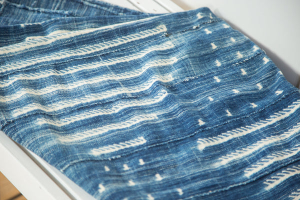 3.5x5.5 Vintage African Textile Throw // ONH Item 2358 Image 2