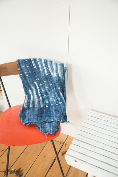 3.5x5.5 Vintage African Textile Throw // ONH Item 2358 Image 4