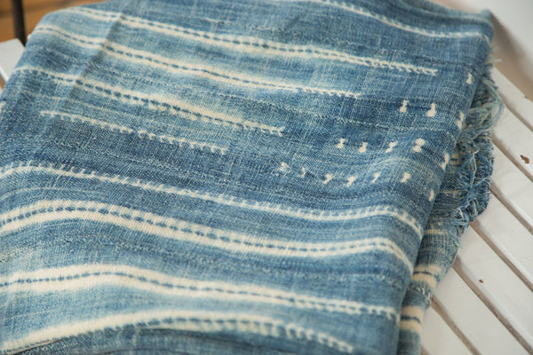 3.5x5.5 Vintage African Textile Throw // ONH Item 2369 Image 3