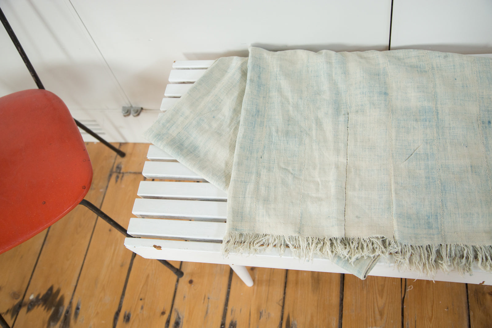 3.5x5.5 Vintage African Textile Throw // ONH Item 2373 Image 1