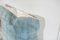 Vintage Light Blue Indigo Pillow // ONH Item 2376B Image 4