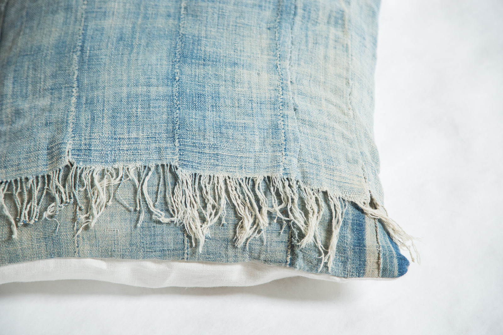 Vintage Light Blue Indigo Pillow // ONH Item 2376C Image 1