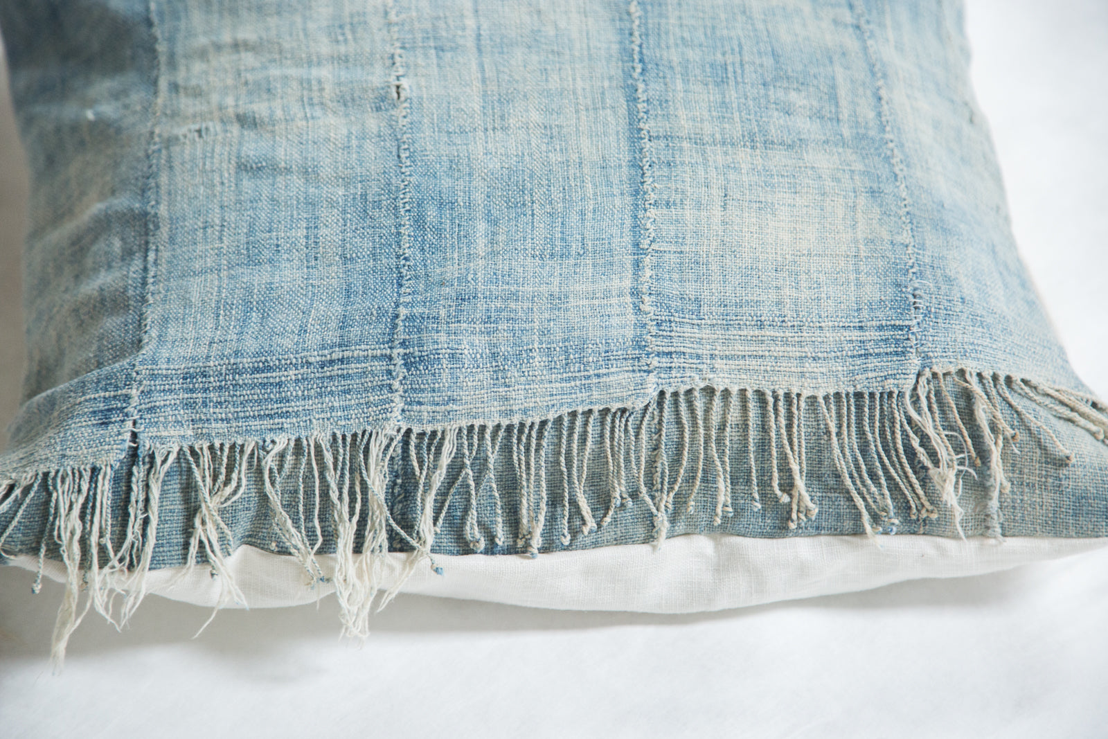 Vintage Light Blue Indigo Pillow // ONH Item 2376D Image 1