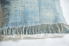 Vintage Light Blue Indigo Pillow // ONH Item 2376D Image 1