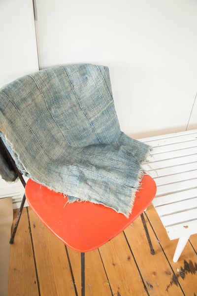 3.5x6 Vintage African Textile Throw // ONH Item 2378 Image 4