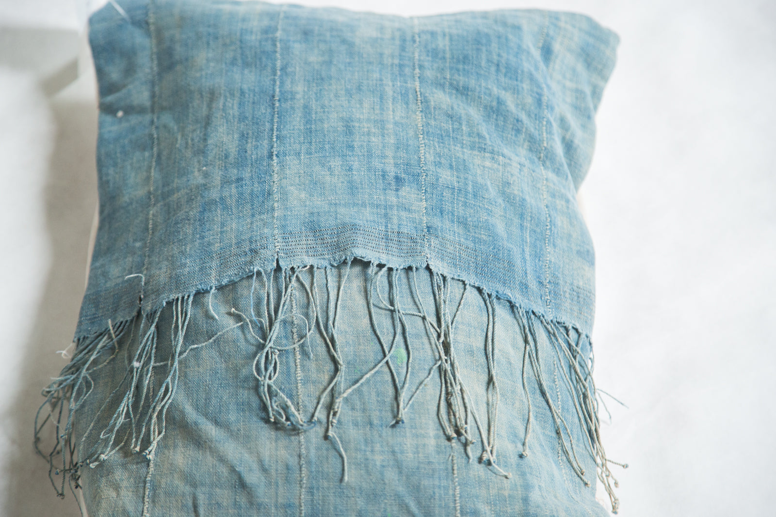 Vintage Light Blue Indigo Pillow // ONH Item 2389A Image 1