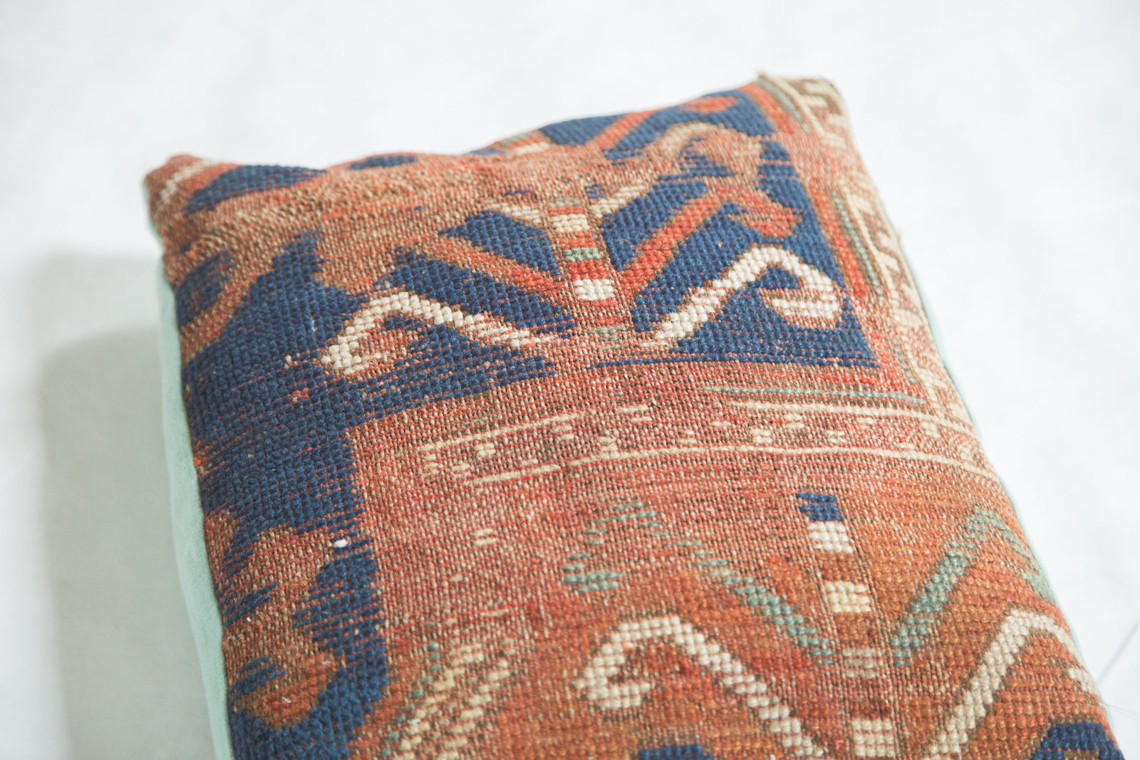 Antique Kazak Rug Fragment Pillow // ONH Item 2394 Image 1