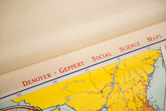 Vintage Denoyer Geppert Map // ONH Item 2683V Image 2