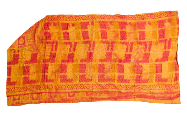 Vintage Indian Kantha Quilt // ONH Item 2699