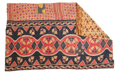 Vintage Indian Kantha Quilt // ONH Item 2712 Image 1