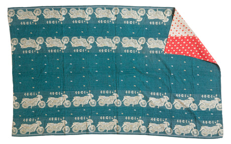Vintage Indian Kantha Quilt // ONH Item 2714