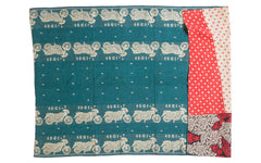 Vintage Indian Kantha Quilt // ONH Item 2714 Image 2