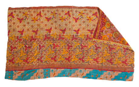 Vintage Indian Kantha Quilt // ONH Item 2715