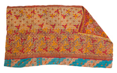 Vintage Indian Kantha Quilt // ONH Item 2715