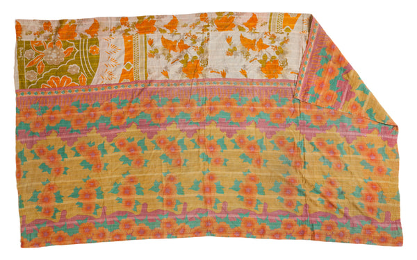 Vintage Indian Kantha Quilt // ONH Item 2716