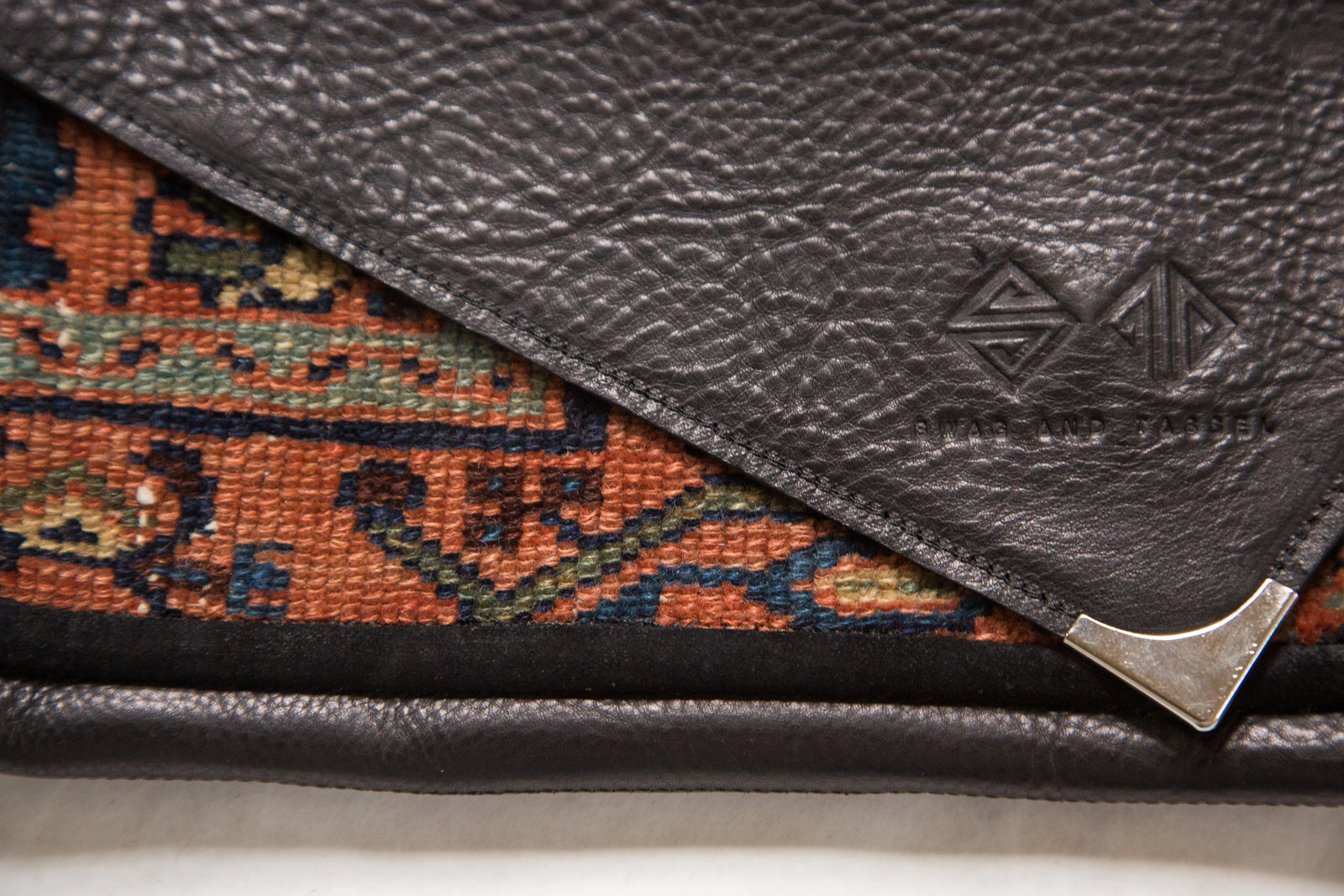 Handmade Rug Fragment Clutch // ONH Item 2952 Image 1