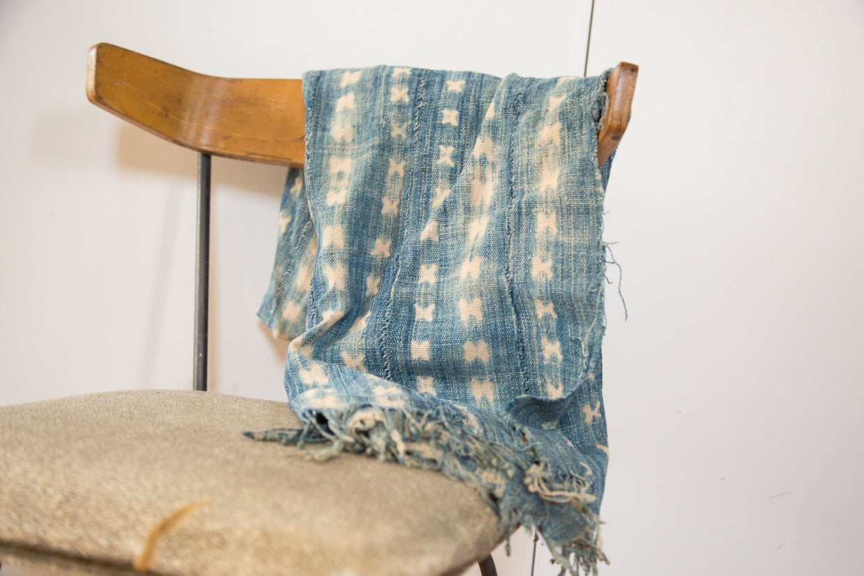 Batik Indigo Throw // ONH Item 2957 Image 1