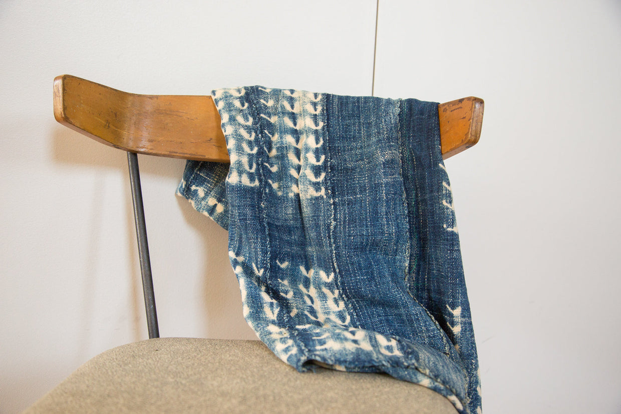 Batik Indigo Throw // ONH Item 2958 Image 1