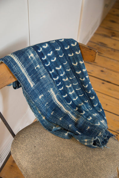Batik Indigo Throw // ONH Item 2960 Image 3