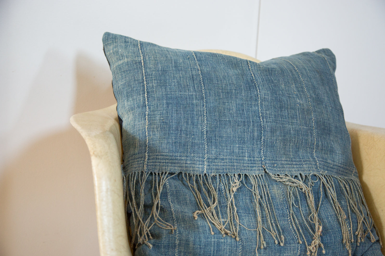 African Indigo Handmade Pillow // ONH Item 2973B Image 1