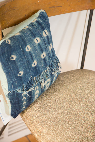 African Indigo Handmade Pillow // ONH Item 2977 Image 3