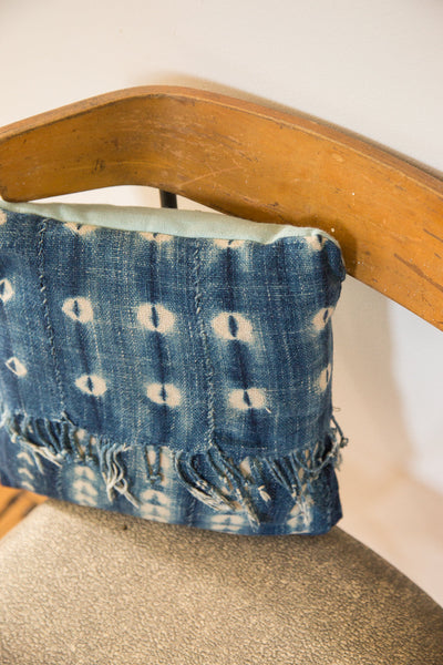 African Indigo Handmade Pillow // ONH Item 2977 Image 4
