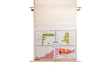 Vintage Democracy Chart 16 detailing income distribution with yellow graphics and US map.