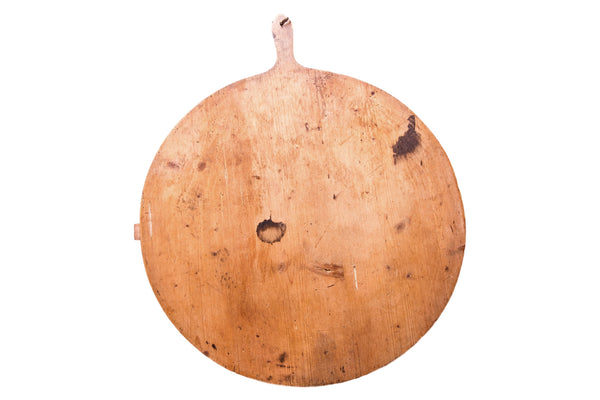 Large Vintage Wooden Pizza Serving Board // ONH Item 3149