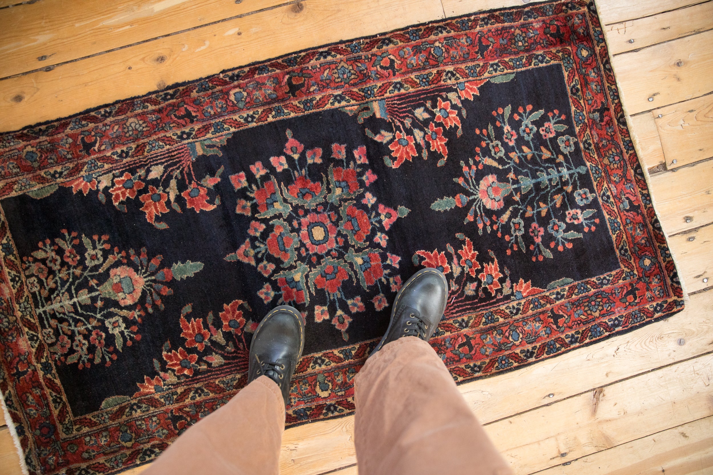 Vintage Fine Sarouk Rug Runner // ONH Item: 3778, Image 1