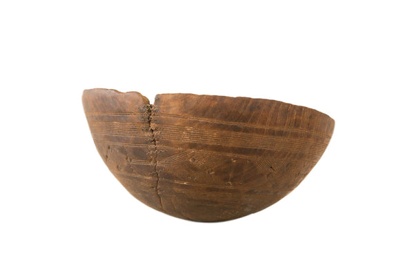 Vintage Wooden African Bowl