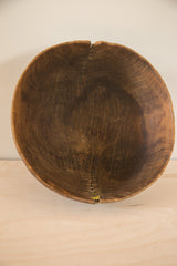 Vintage Wooden African Bowl