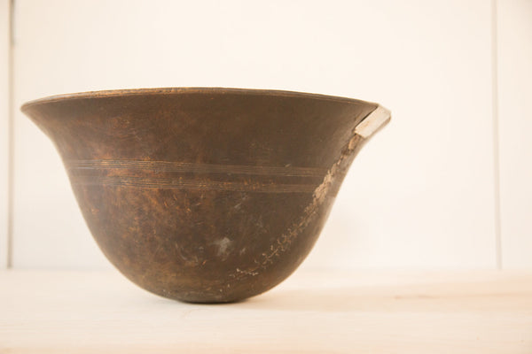 Vintage Wooden African Bowl