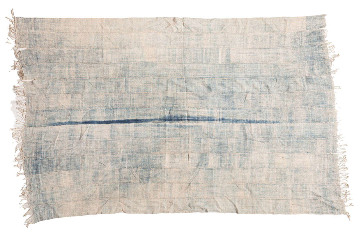 Denim Mosi Indigo African Textile Throw
