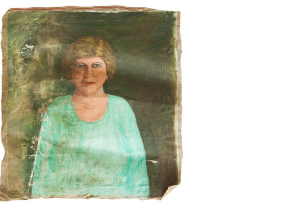 Vintage Kal Greene Portrait Painting / ONH Item 4603