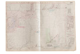 A vintage 1930s Hopkins map of Yorktown, New York, showing detailed plots and waterways on aged paper.