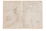 Vintage 1930s Hopkins map of the Town of Yorktown, New York, on aged paper with black and red ink.