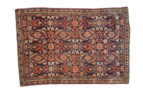 2.5x4 Vintage Tabriz Sennehbaft Rug