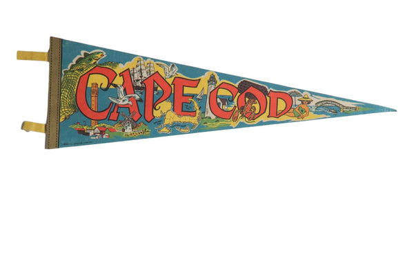 Vintage Cape Cod Felt Flag Pennant