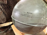 Gray moon globe surface with 'The MOON' and Replogle Globes Inc. text.