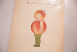 Antique Mother Earth's Children lithograph page showing title text and aged top edge.