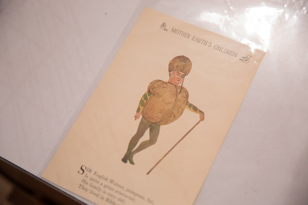 Antique M.T. Ross Mother Earth's Children Illustration // ONH Item 6817