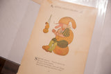 Charming M. T. Ross illustration of Mr. Gourd on an aged page from a 1914 book.