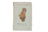 Antique 1914 book page illustration of the Miss Beechnut character from Mother Earth's Children.