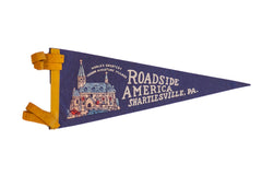 Vintage Roadside America Shartlesville PA Felt Flag Pennant