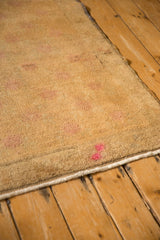 4x8.5 Vintage Distressed Oushak Rug Runner