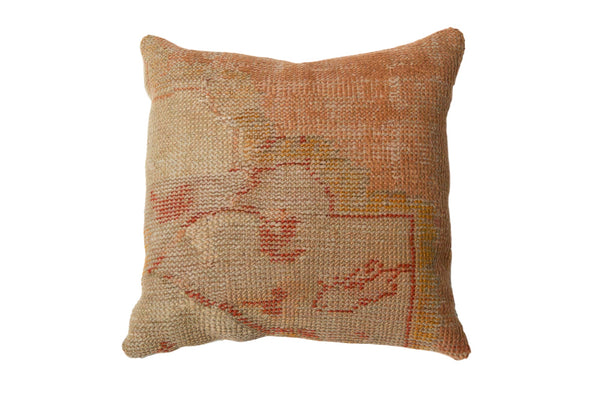 Vintage Turkish Rug Fragment Throw Pillow // ONH Item 7742