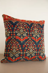 Vintage Rug Fragment Throw Pillow // ONH Item 7785, Image 6