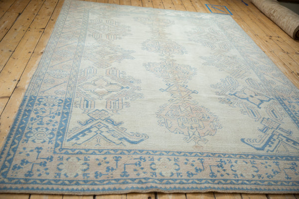 Vintage Distressed Oushak Carpet // ONH Item: 8205, Image 4