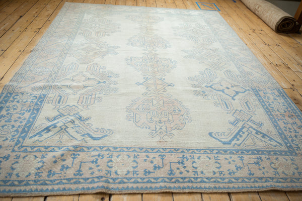 Vintage Distressed Oushak Carpet // ONH Item: 8205, Image 8