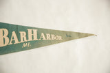 Bar Harbor Maine felt pennant tip, showing 